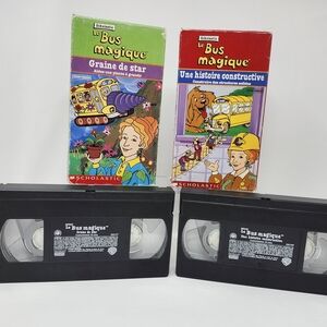 Scholastic Le Bus Magique VHS Set Of 2